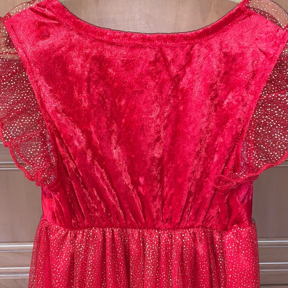 Disney Princess Red and Gold Nightgown with White Trim - Picture 7 of 8